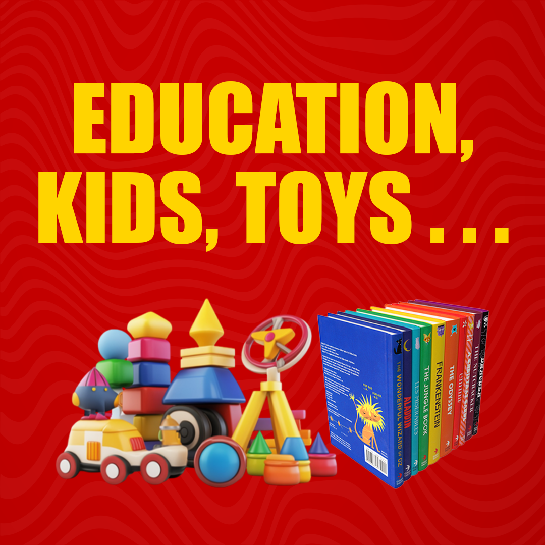 Education, Kids, Toys . . .