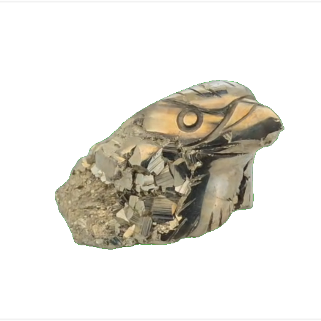 Pyrite Eagle Head