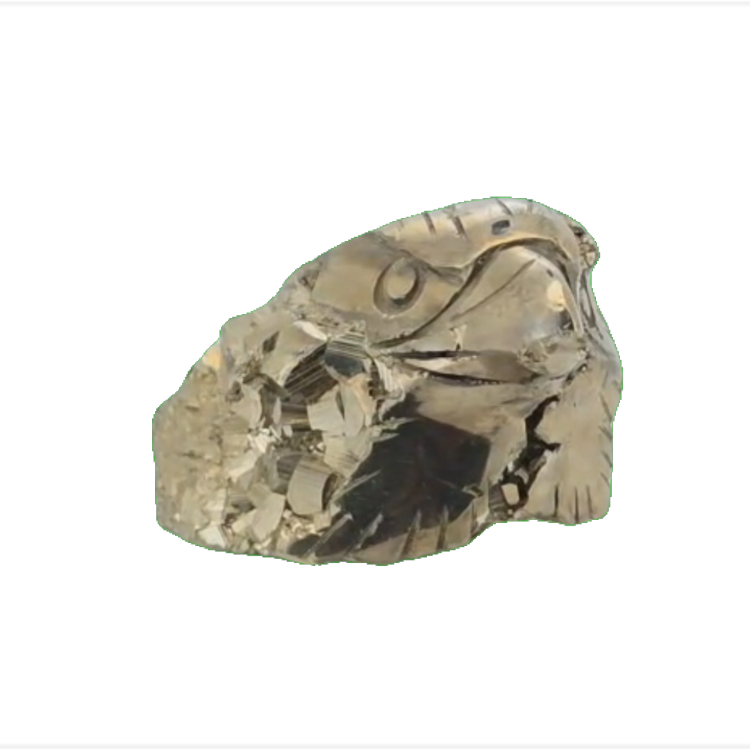 Pyrite Eagle Head