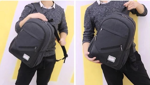 3IN1 SET Backpack with Sling Bag & Pouch Bag