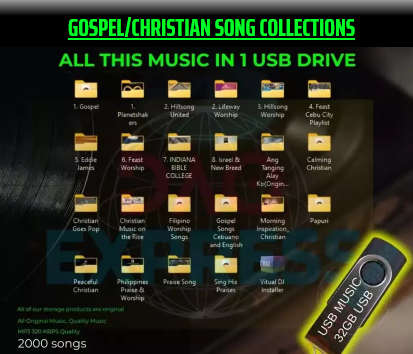 USB Flash Drive 2500 Music Old & New Songs