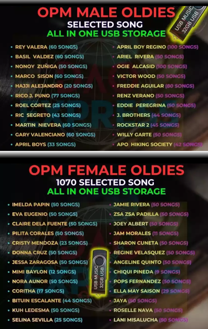 USB Flash Drive 2500 Music Old & New Songs