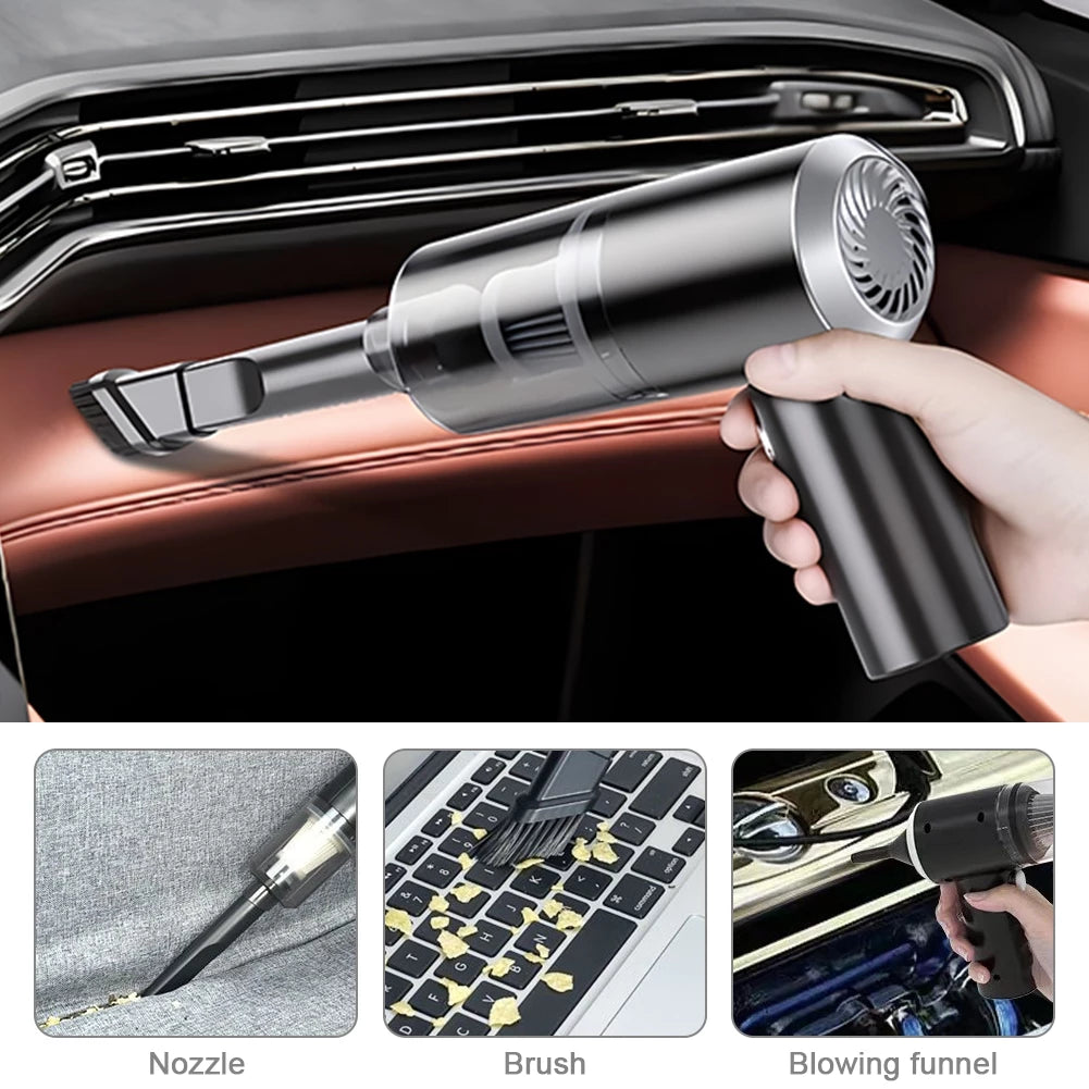 Mini 3-in-1 Portable Wireless Vacuum Cleaner