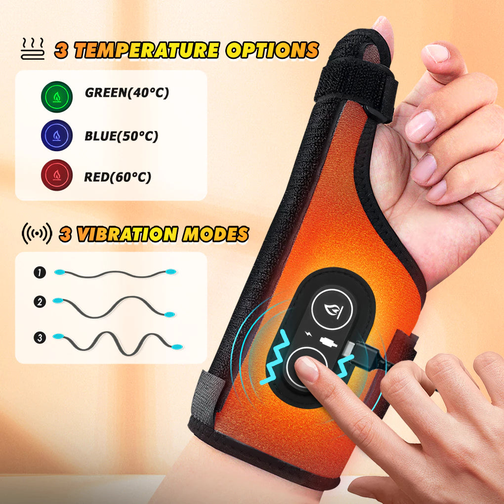 (BUY 1 TAKE 1) Wrist Sprain Support Hot Compress Electric Massager