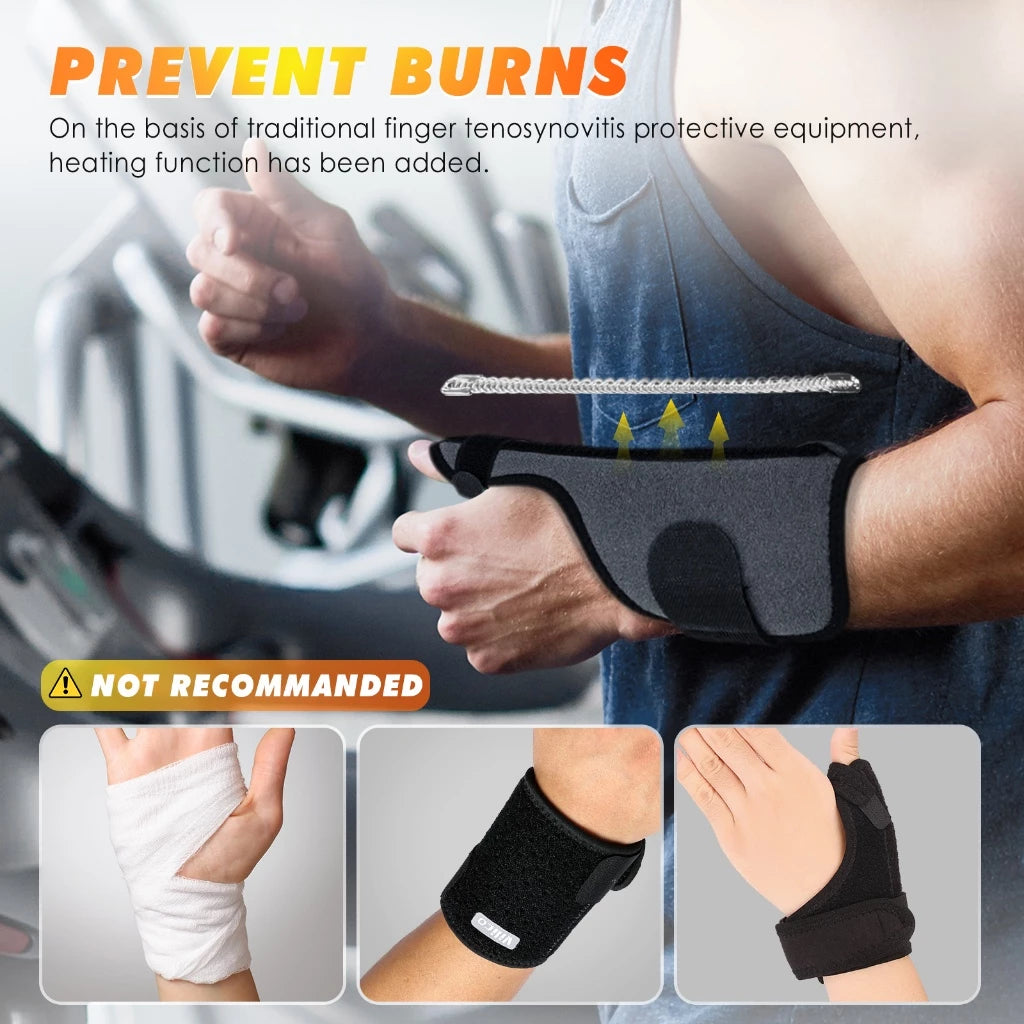 (BUY 1 TAKE 1) Wrist Sprain Support Hot Compress Electric Massager