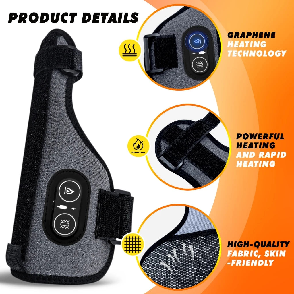 (BUY 1 TAKE 1) Wrist Sprain Support Hot Compress Electric Massager