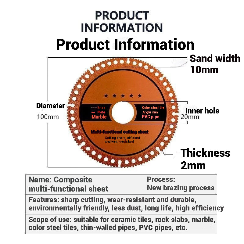 6-in-1Diamond Cutting Disc