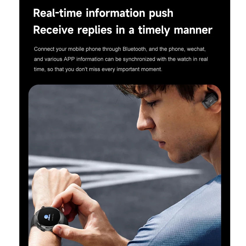 2 IN 1 - T92 Bluetooth Smart Watch TWS Headphones