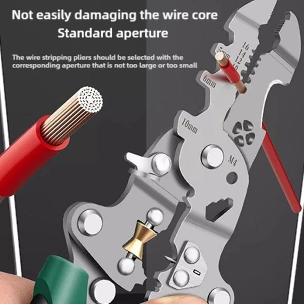 18 In 1 Foldable Pliers Wire Stripper