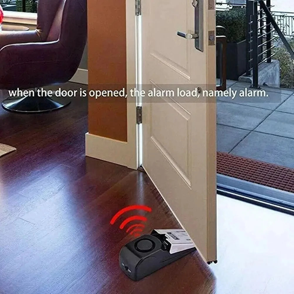 Metal Door Stop Alarm Safety Alert