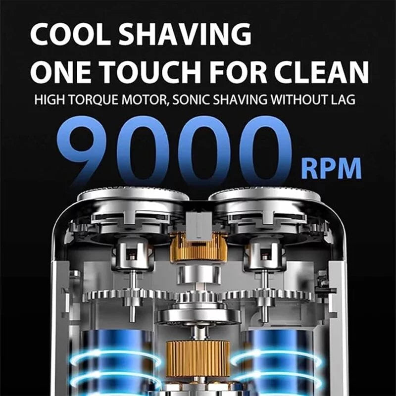 New Mini Electric Portable Dual Blade Electric Shaver