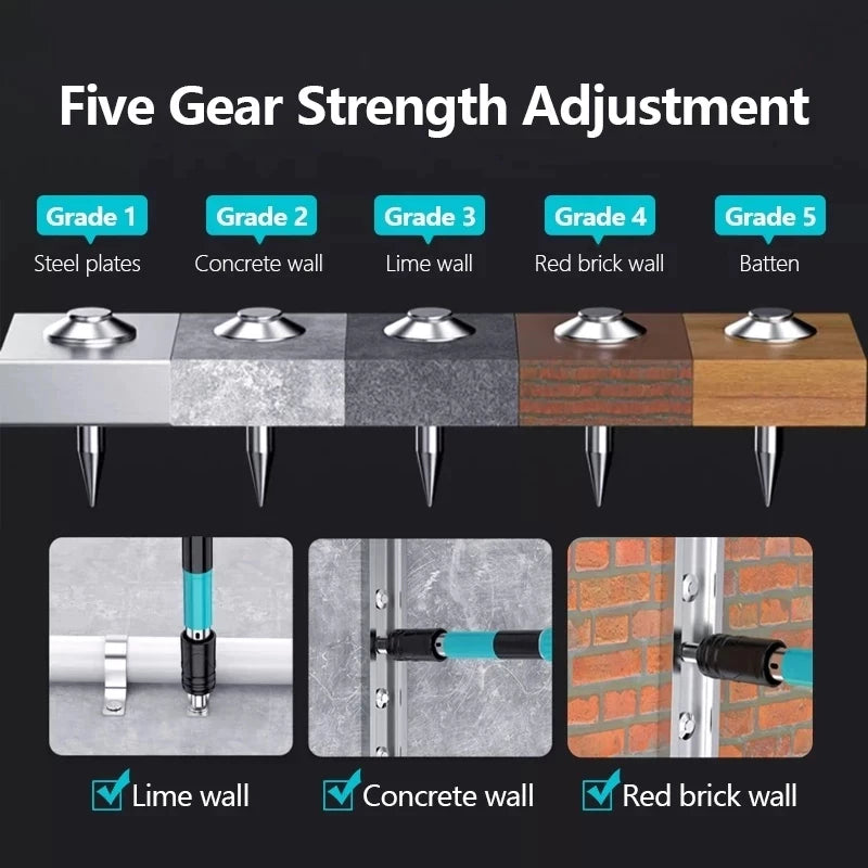 Nail Puncher Gun Nail Guns For Concrete Rivet Tool Steel
