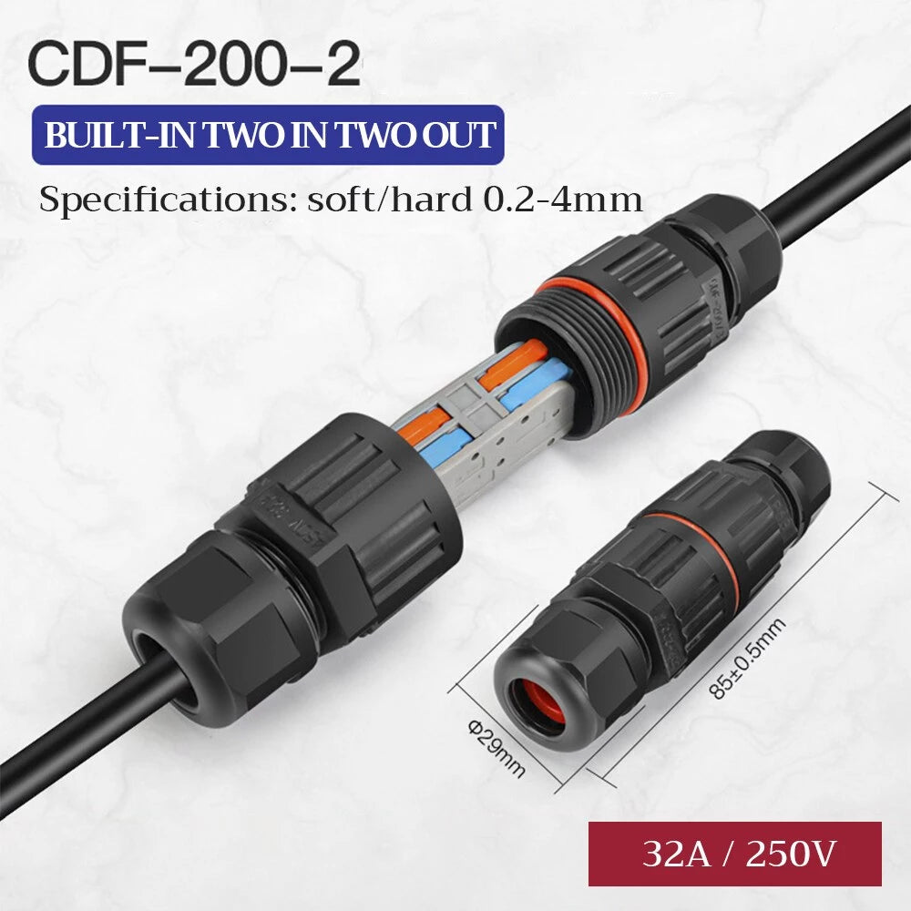 Waterproof Connector Electrical Wire Cable