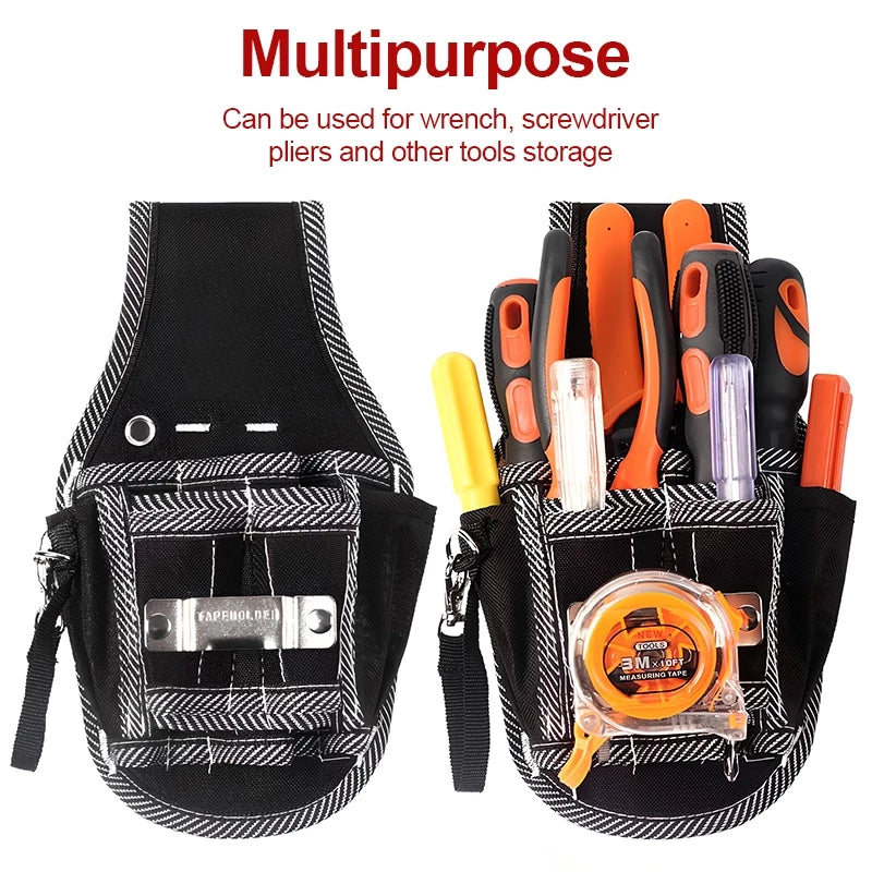9 in 1 Multi-Function Electrician Storage Pouch Belt Bag