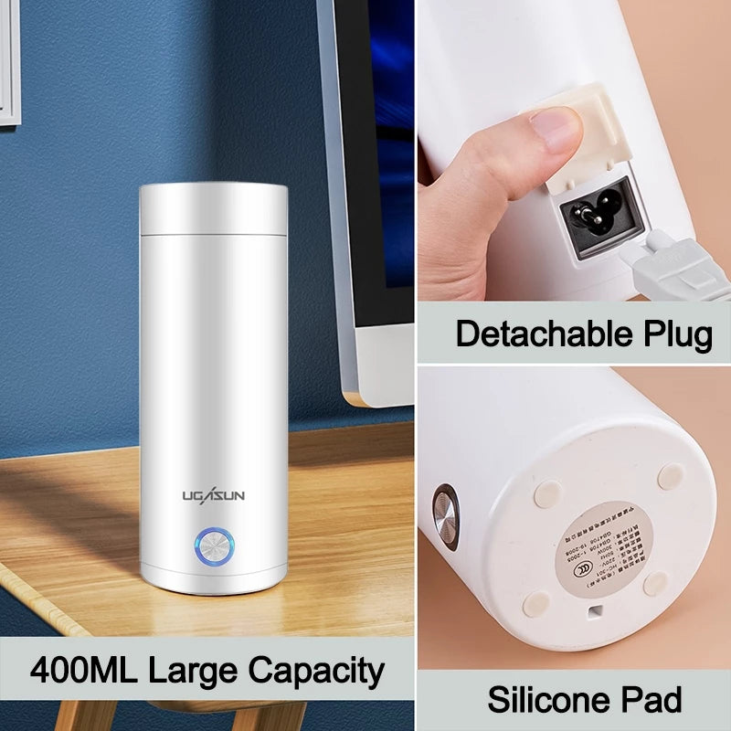 Portable Electric Automatic Thermos Tumbler Water Heater