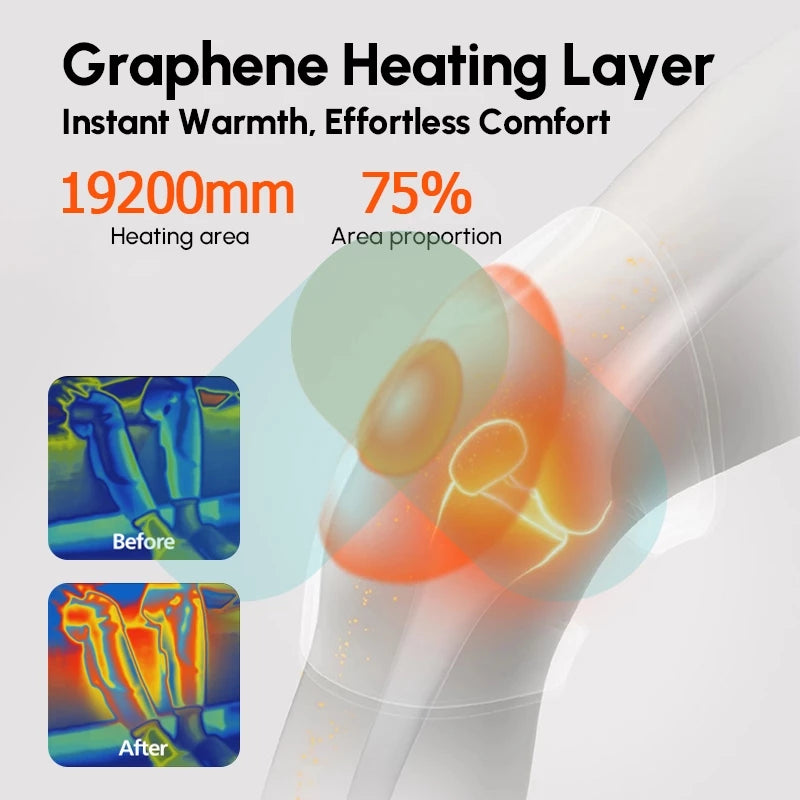 (BUY 1 TAKE 1) Heated Knee Pad Electric Knee Support Massager Pad Hot Compress