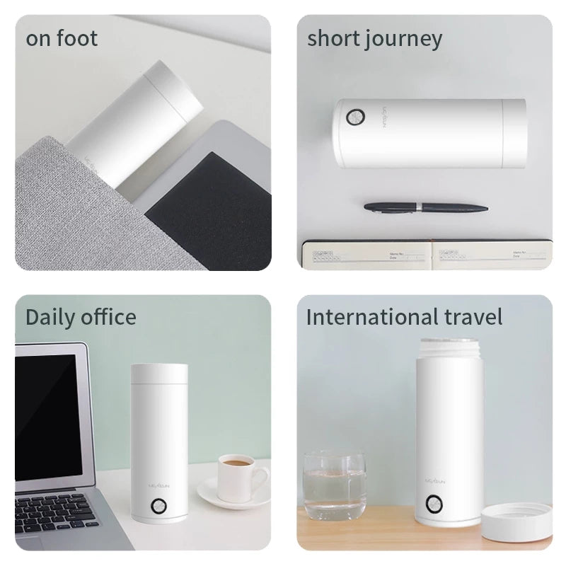 Portable Electric Automatic Thermos Tumbler Water Heater