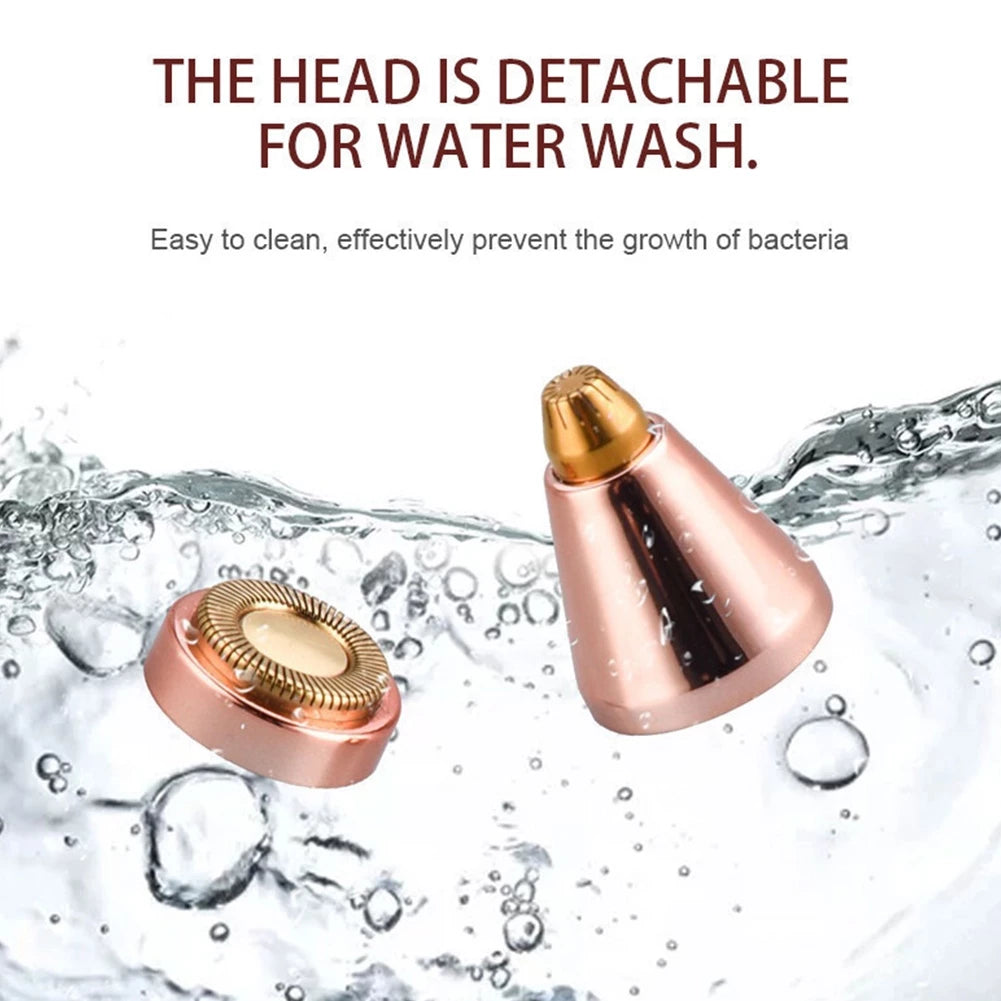 Upgraded 2-in-1 USB Rechargeable Automatic Eyebrow Trimmer Multi-functional Hair removal