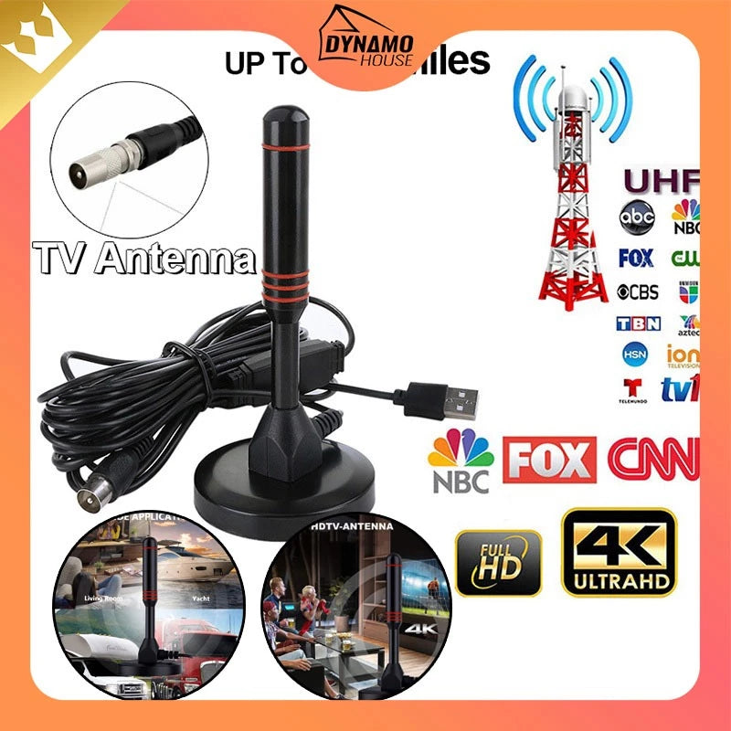 HD Digital Indoor Amplified Tv Antenna Ultra Hdtv With Amplifier