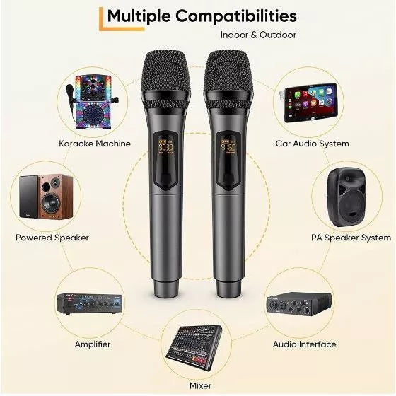 DM-300s Wireless Microphone Portable Receiver Box/free Rechargeable battery Audio
