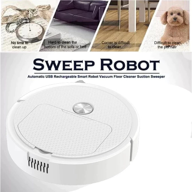 4-in-1 Upgraded Rechargeable Sweeping Machine Mopping Smart Automatic Cleaning Robot