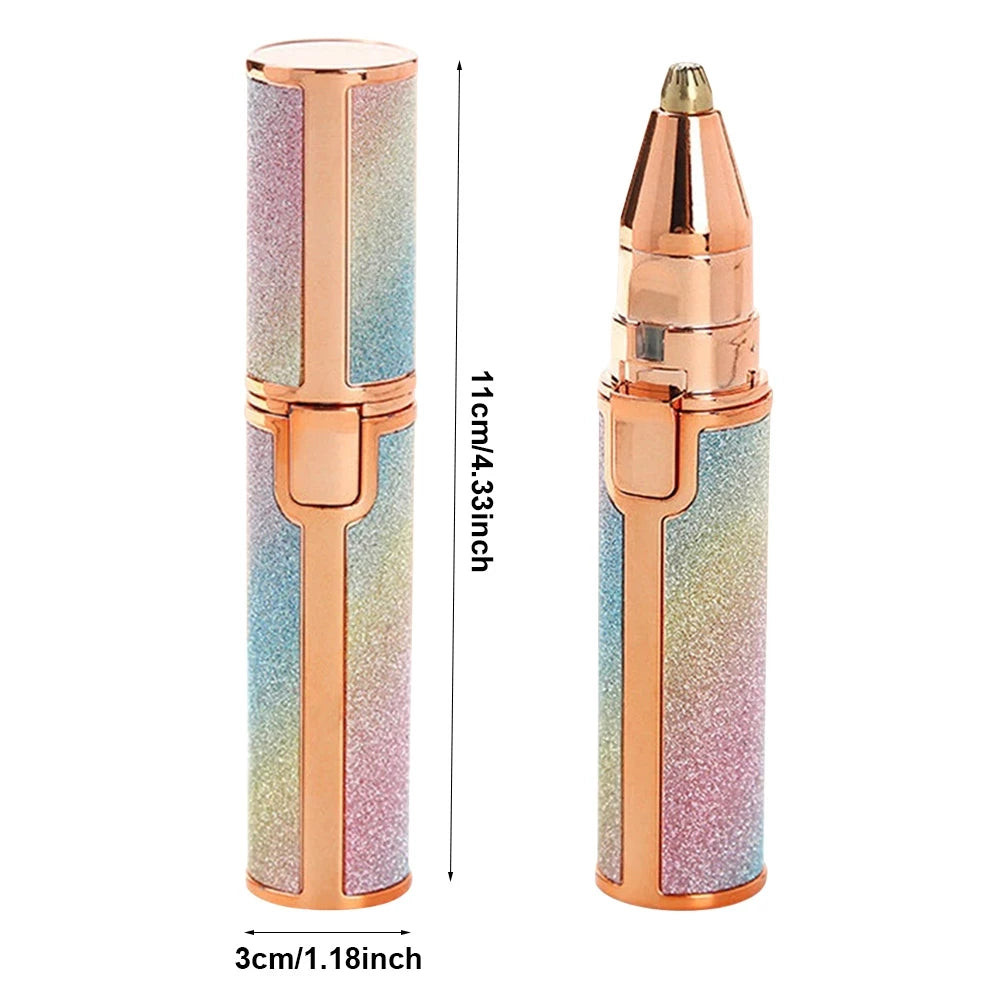 Upgraded 2-in-1 USB Rechargeable Automatic Eyebrow Trimmer Multi-functional Hair removal