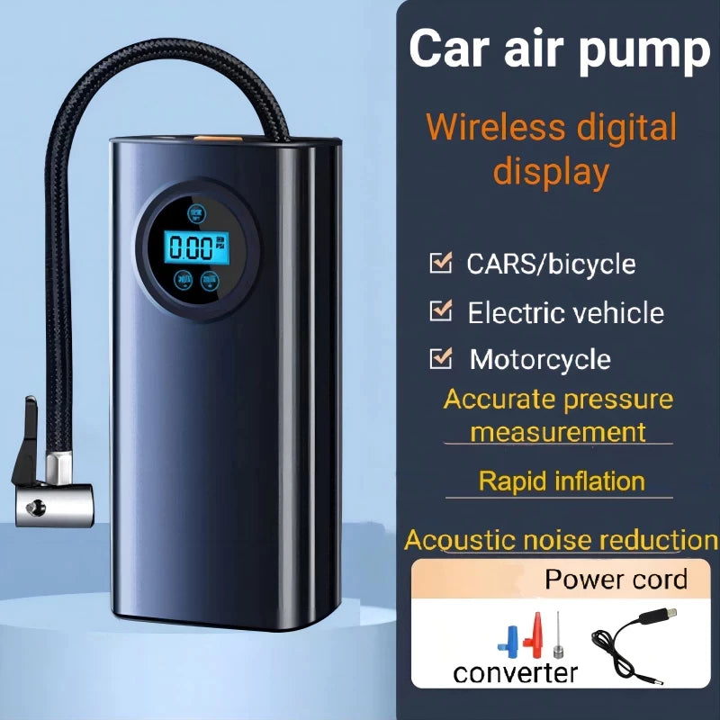Portable Tire Inflator and Air Compressor - Wireless Digital Version