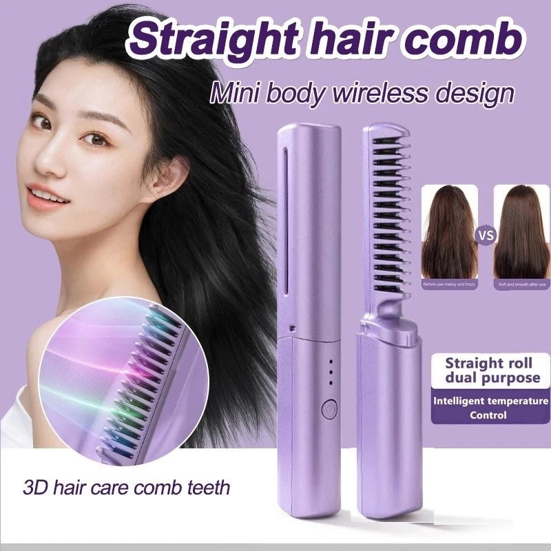 2-in-1 Wireless Hair Styler