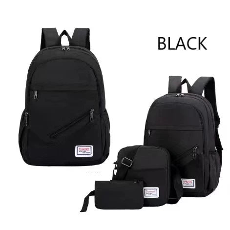 3IN1 SET Backpack with Sling Bag & Pouch Bag