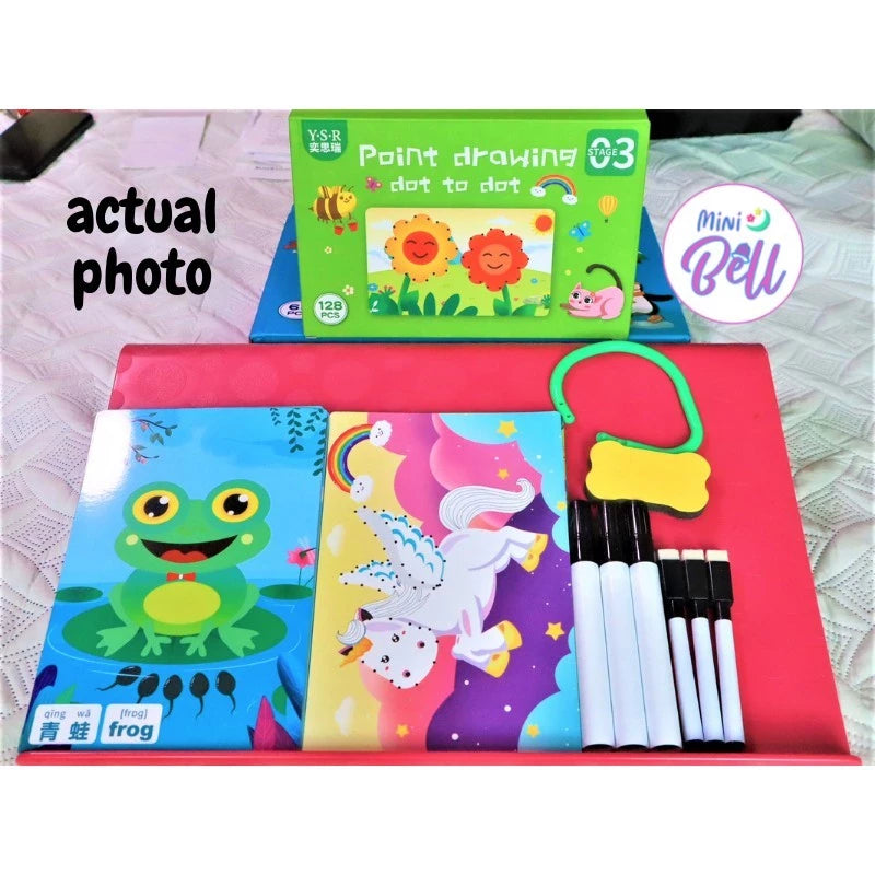 32 Pages Erasable Pen Tracing Learning Workbook