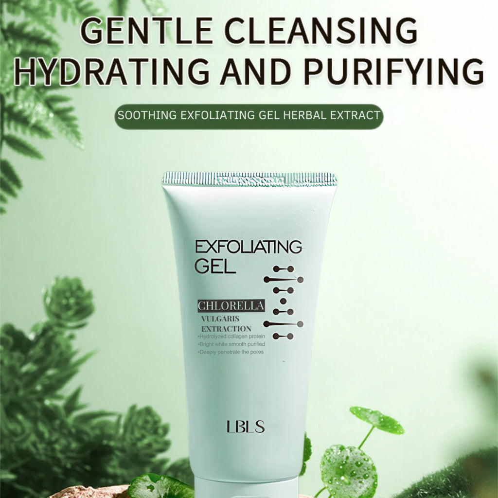 Brightening Skin Exfoliating Gel Chlorella Vulgaris Extraction for Gentle Cleansing