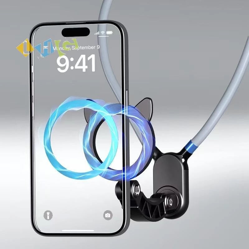 4 IN 1 Magnetic Anti-Shake Neck Stabilizer Mount Phone Holder