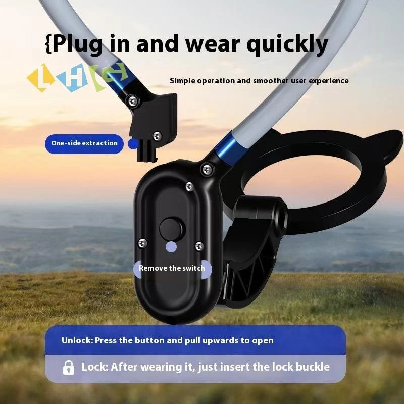 4 IN 1 Magnetic Anti-Shake Neck Stabilizer Mount Phone Holder