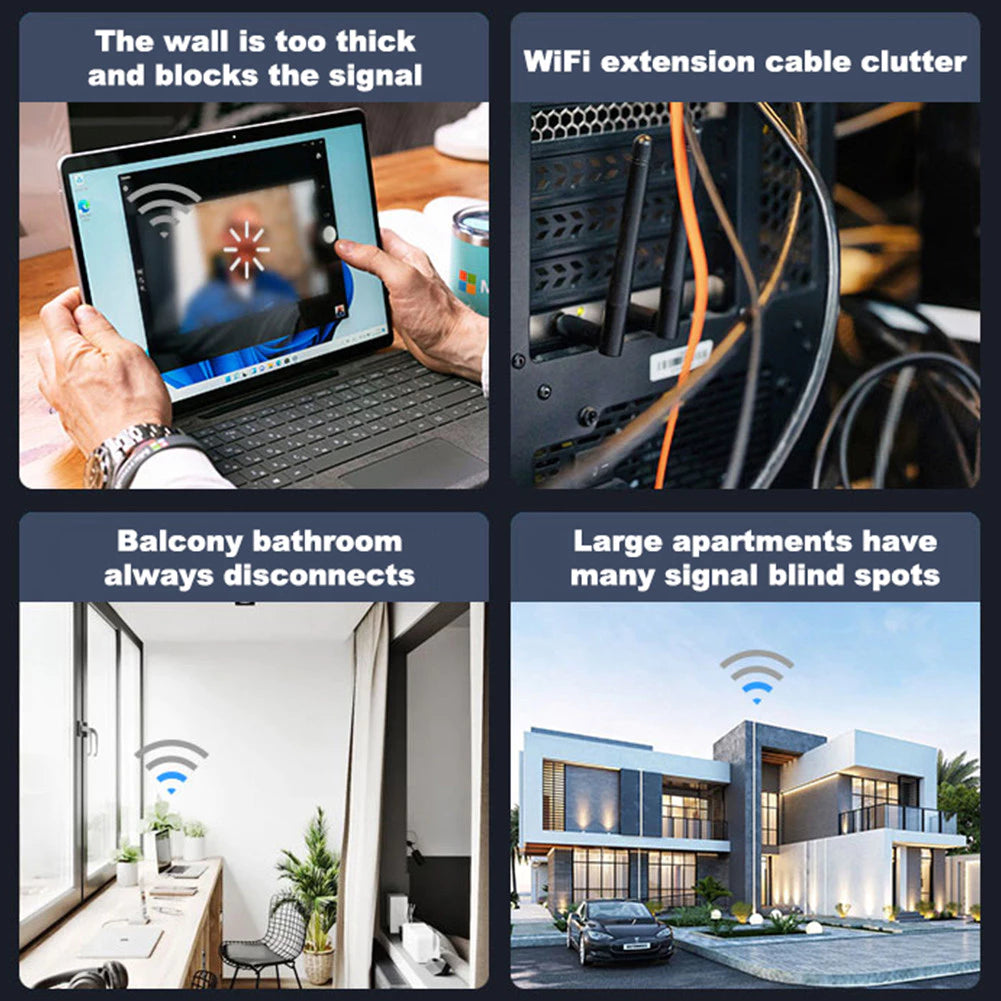 6 antenna Ultra-Fast Wireless WiFi Repeater Signal Amplifier