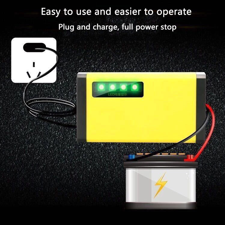 Smart Battery Motorcycle Charger