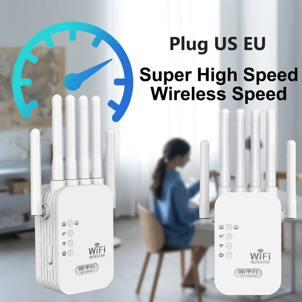 6 antenna Ultra-Fast Wireless WiFi Repeater Signal Amplifier