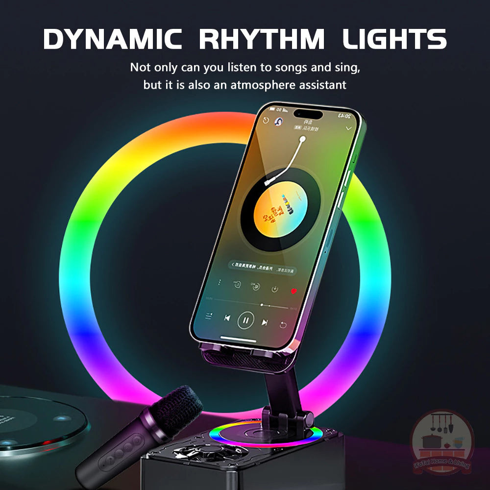 4 in 1 mobile phone stand speaker w/ mic