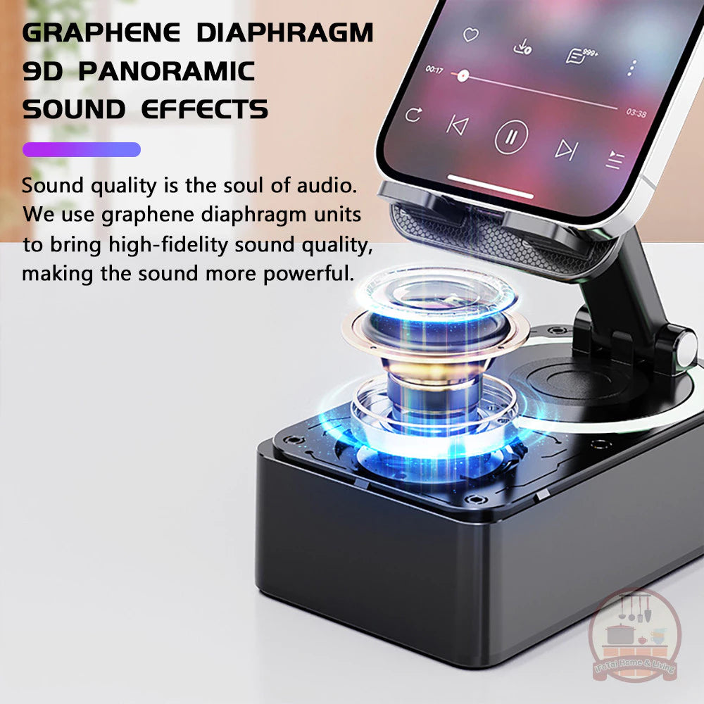 4 in 1 mobile phone stand speaker w/ mic