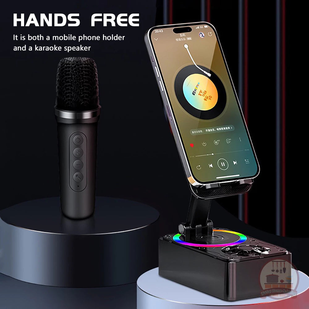 4 in 1 mobile phone stand speaker w/ mic