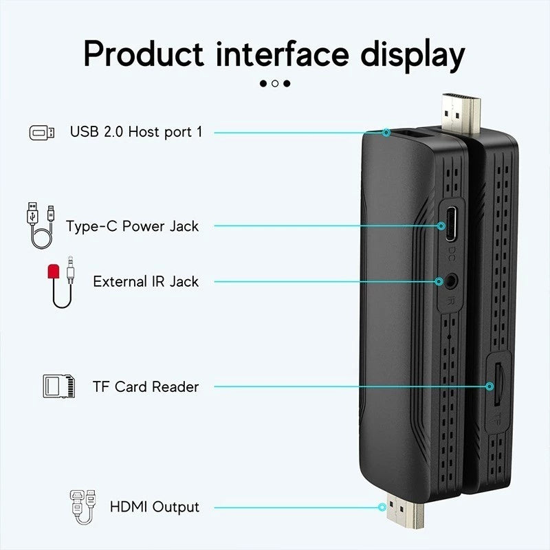 Android TV Stick 4K Ultra HD TV BOX Turns TV into Smart TV