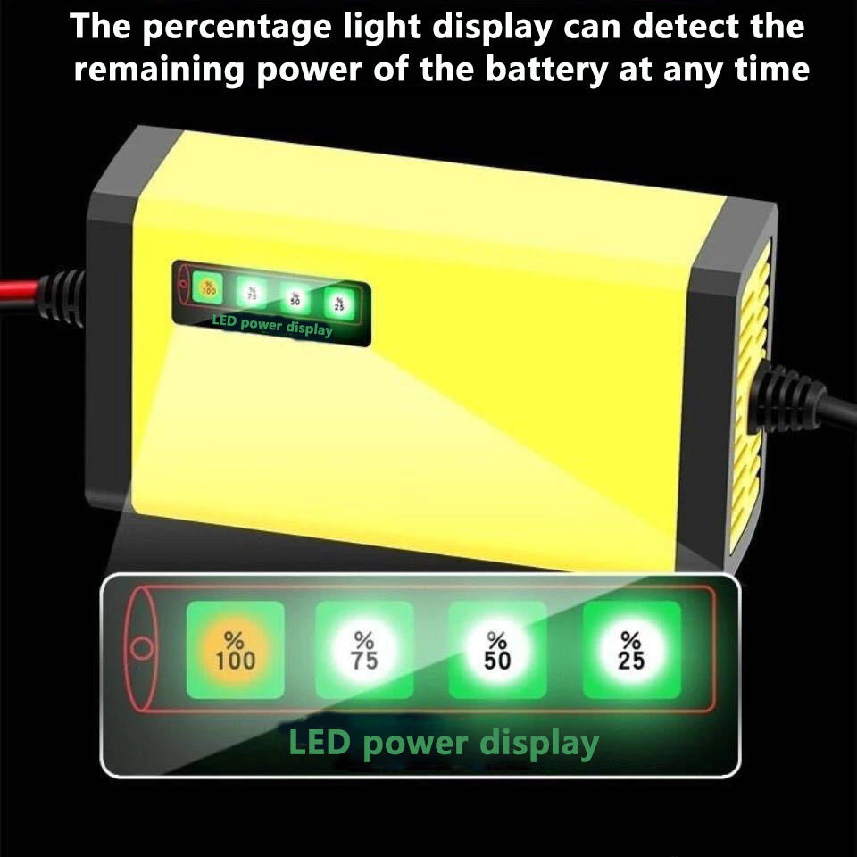 Smart Battery Motorcycle Charger