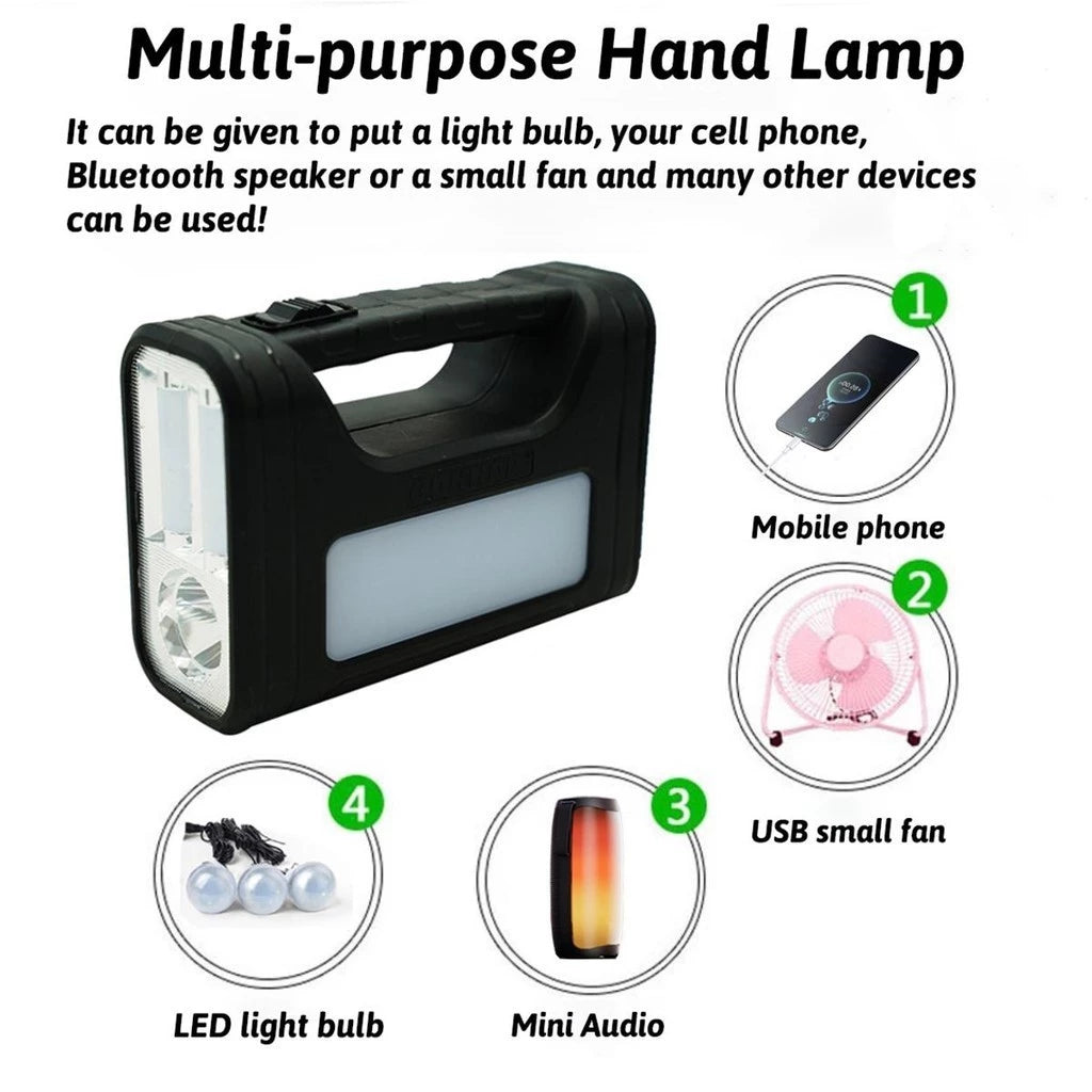 GD-8017 Brighter Than Ever Solar Lighting System Kit