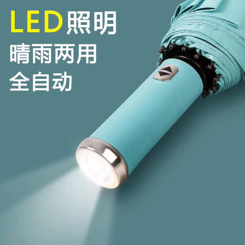 Good Quality Automatic Umbrella With Led Flashlight