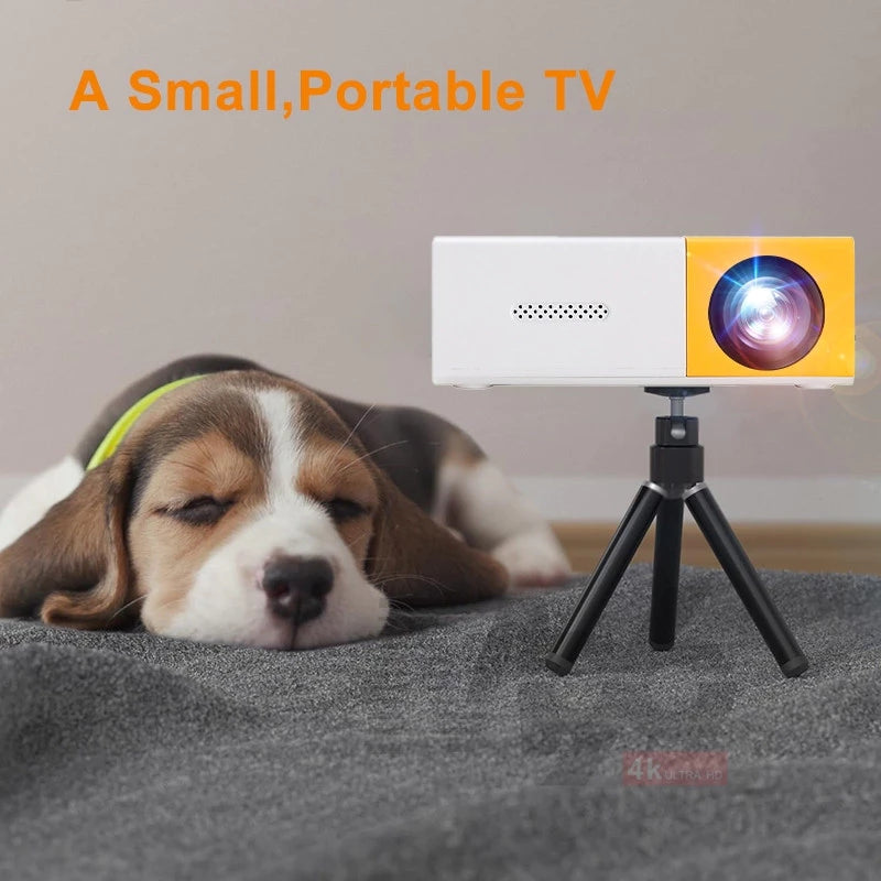 YG300 Portable Projector 1080P LED Home Mini Projector