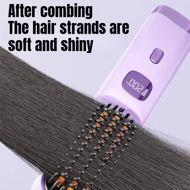 Portable Wireless Straightening Comb with USB Rechargeable