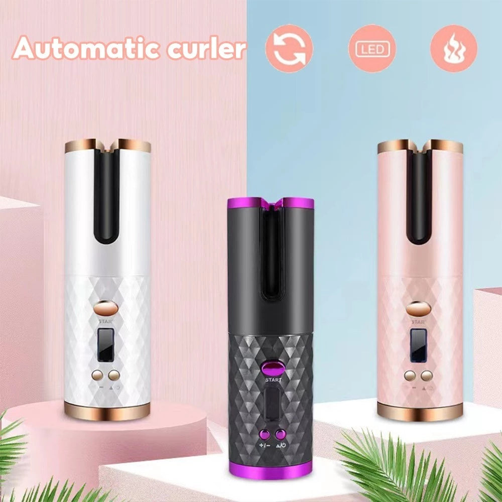 PORTABLE USB RECHARGEALBE HAIR CURLER