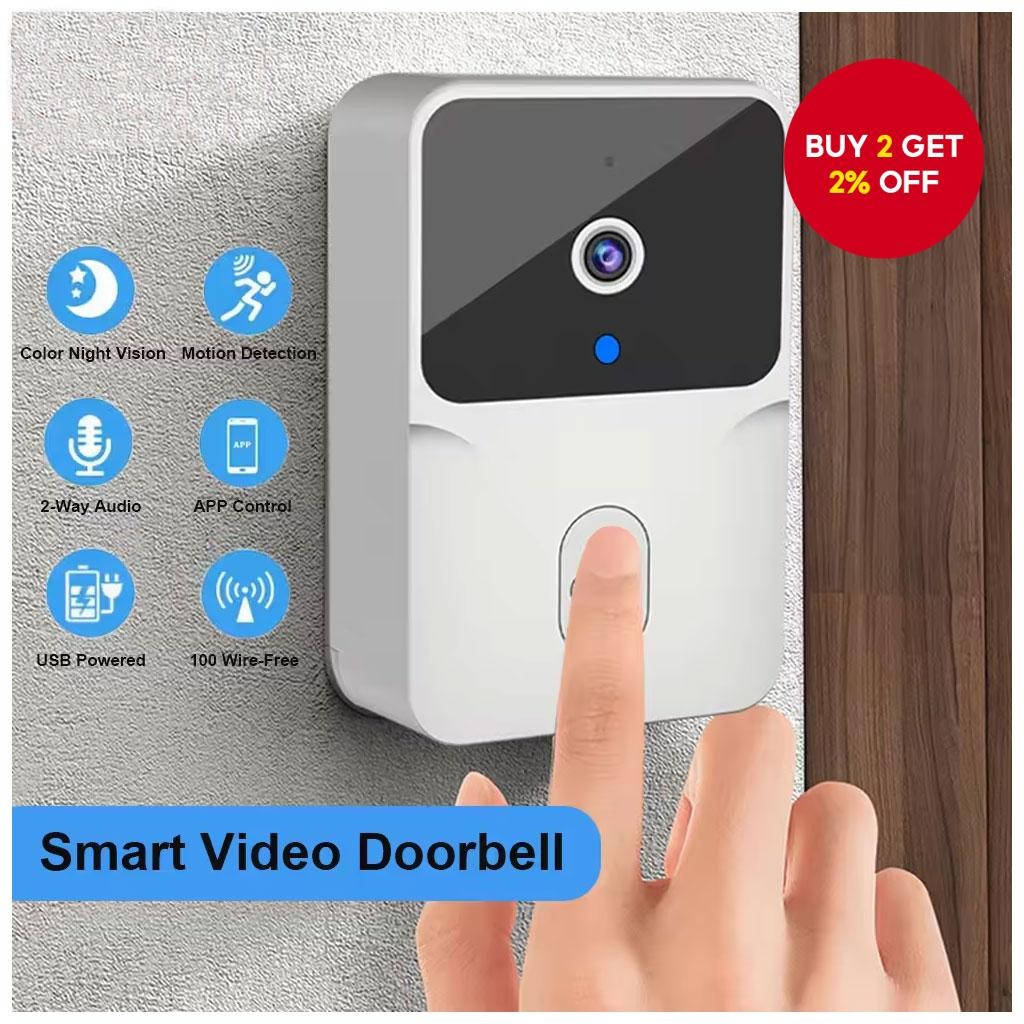 Wireless Camera Doorbell Visual Intercom Remote Video HD Night Vision