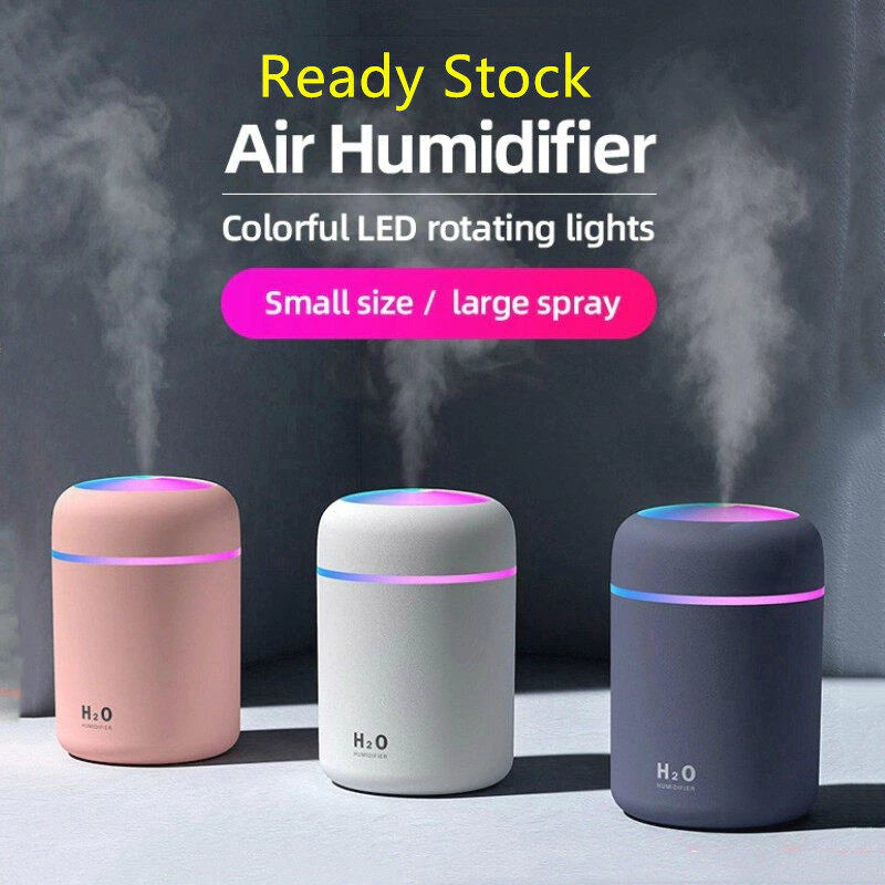 Portable Air Humidifier Mini Purifier With RGB Lights