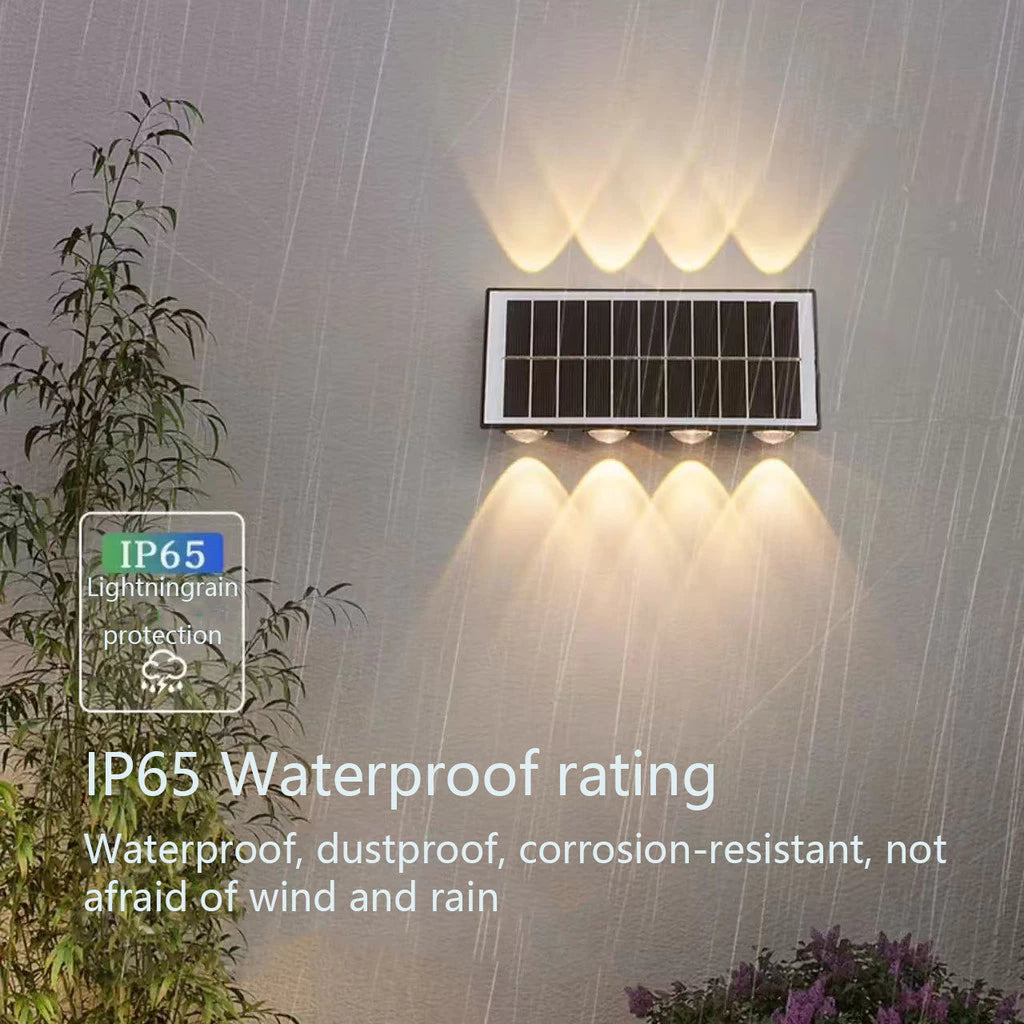 Solar Wall Lights Outdoor Solar Fence Lights Solar Powered Solar Outdoor Lights Waterproof