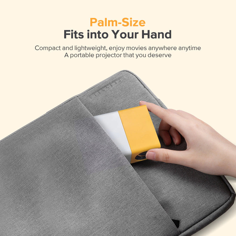 YG300 Portable Projector 1080P LED Home Mini Projector